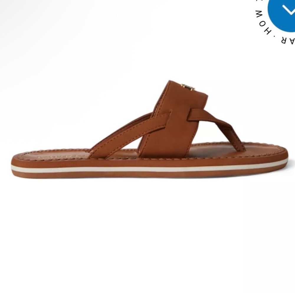 Lauren Ralph Lauren. Rosalind Flip Flops - Picture 3 of 8